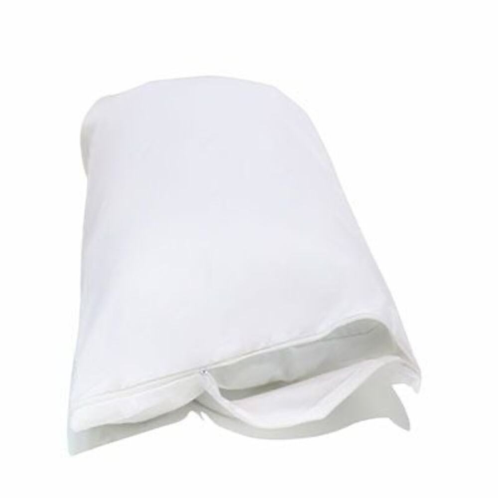 NEW! Bed Care All-Cotton Allergy One Pillow Cover Size Travel 12*16 White